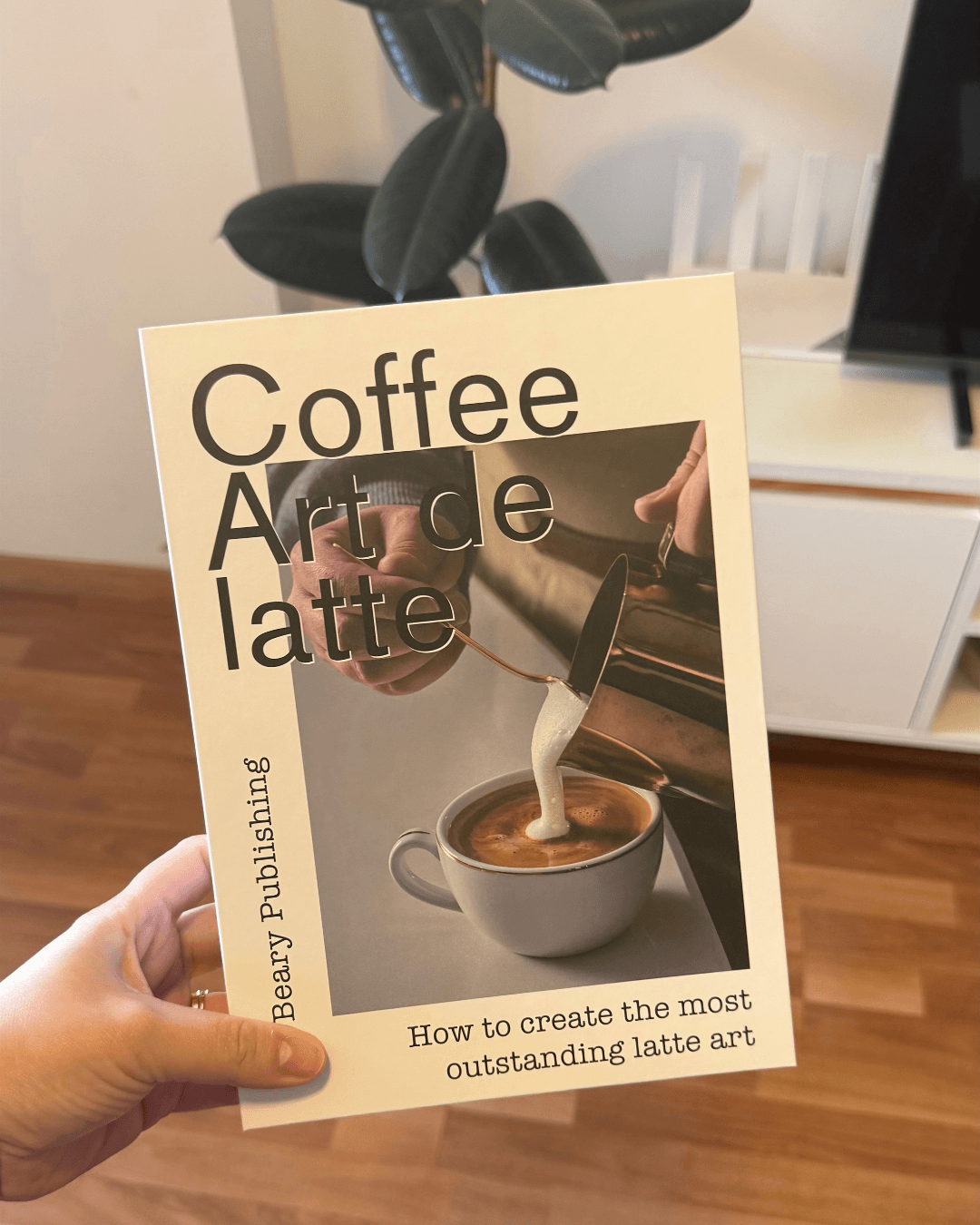 book coffee art latte