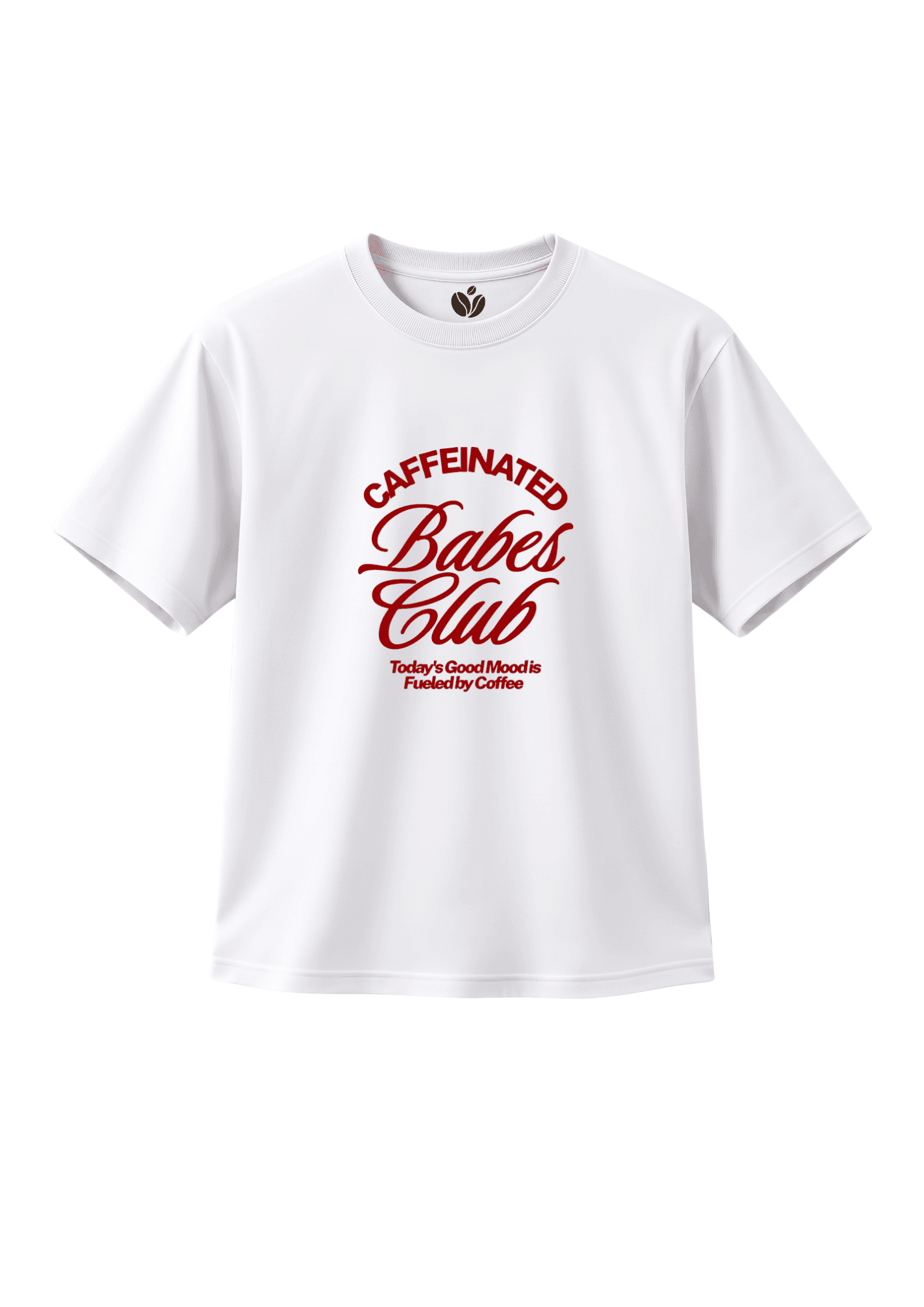 caffeinated babes club white